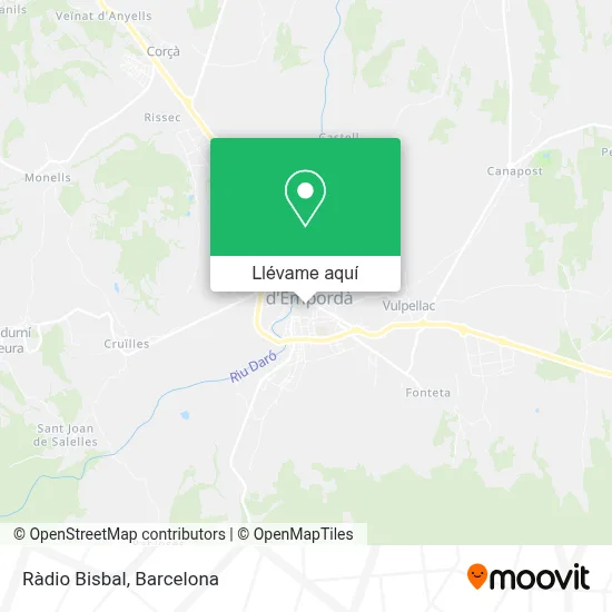 Mapa Ràdio Bisbal