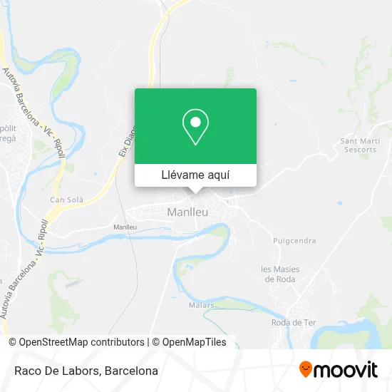 Mapa Raco De Labors