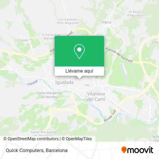 Mapa Quick Computers