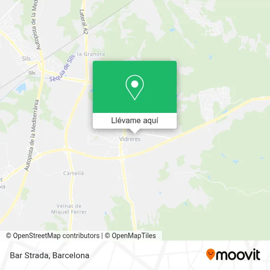 Mapa Bar Strada