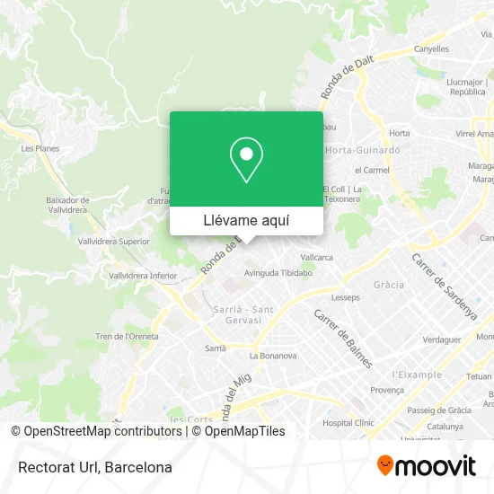 Mapa Rectorat Url