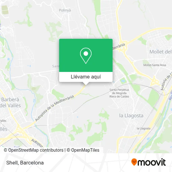 Mapa Shell