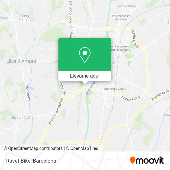 Mapa Ravet Bike