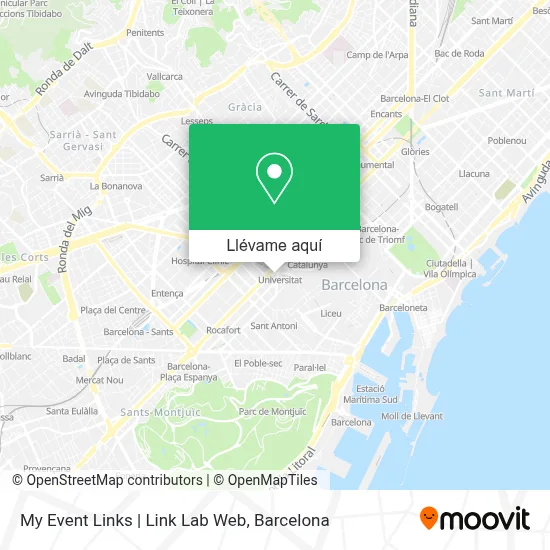 Mapa My Event Links | Link Lab Web