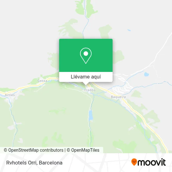 Mapa Rvhotels Orri