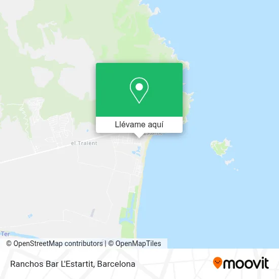 Mapa Ranchos Bar L'Estartit