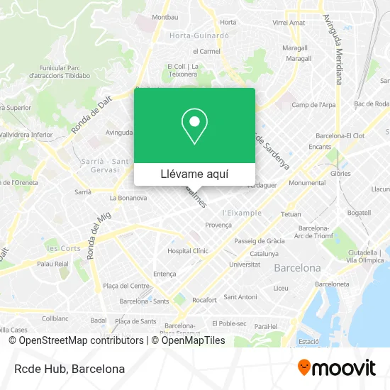 Mapa Rcde Hub