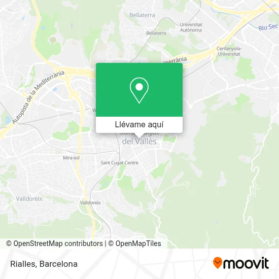 Mapa Rialles