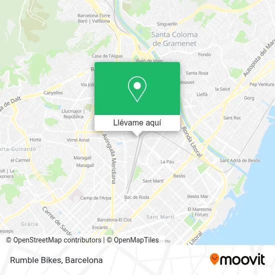 Mapa Rumble Bikes