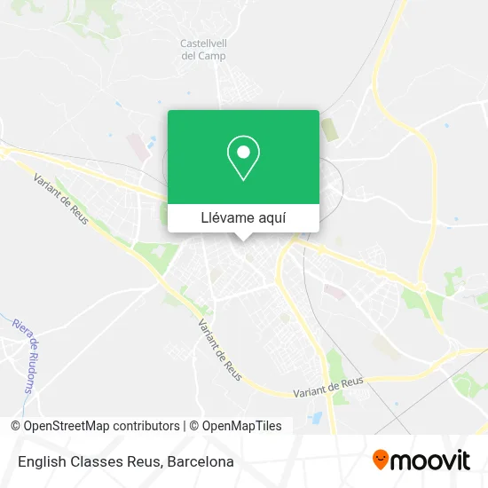 Mapa English Classes Reus