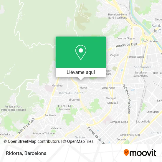 Mapa Ridorta
