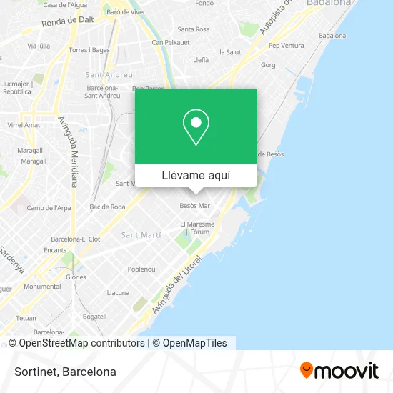 Mapa Sortinet