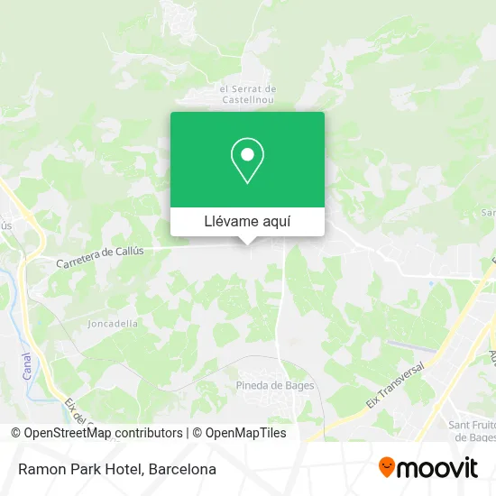 Mapa Ramon Park Hotel