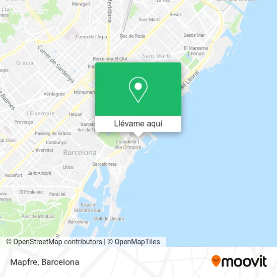 Mapa Mapfre