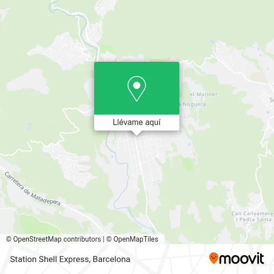 Mapa Station Shell Express