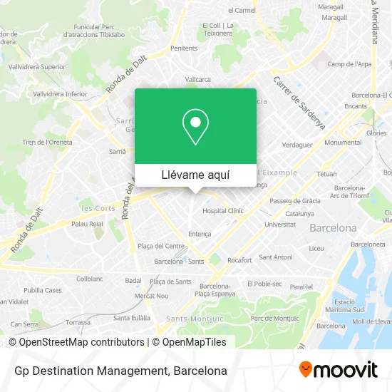Mapa Gp Destination Management