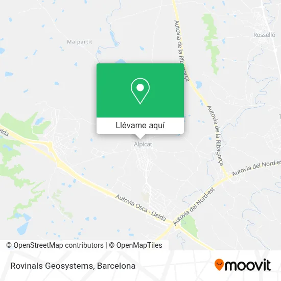 Mapa Rovinals Geosystems