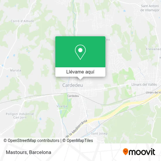 Mapa Mastours