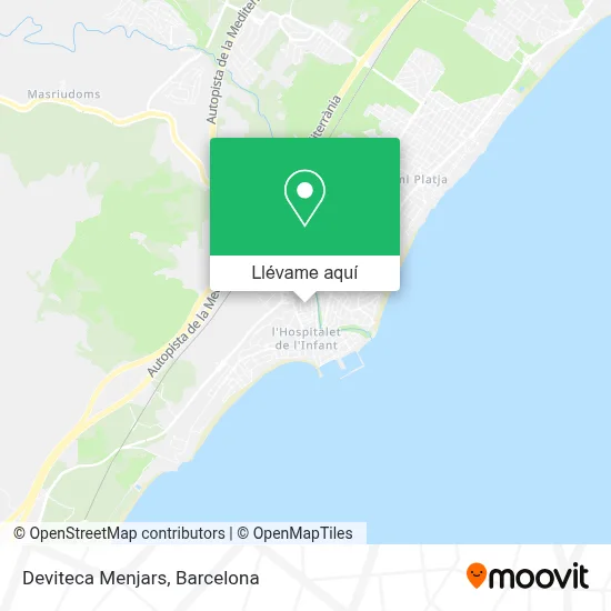 Mapa Deviteca Menjars