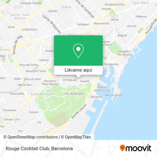 Mapa Rouge Cocktail Club