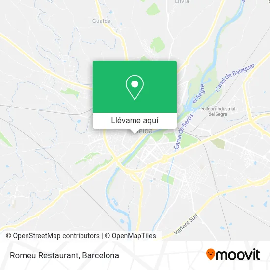 Mapa Romeu Restaurant