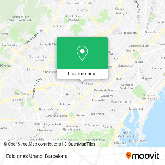 Mapa Ediciones Urano