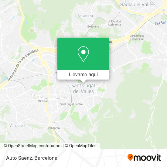 Mapa Auto Saenz