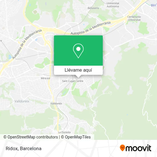 Mapa Ridox