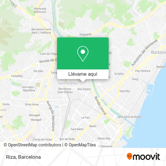 Mapa Riza