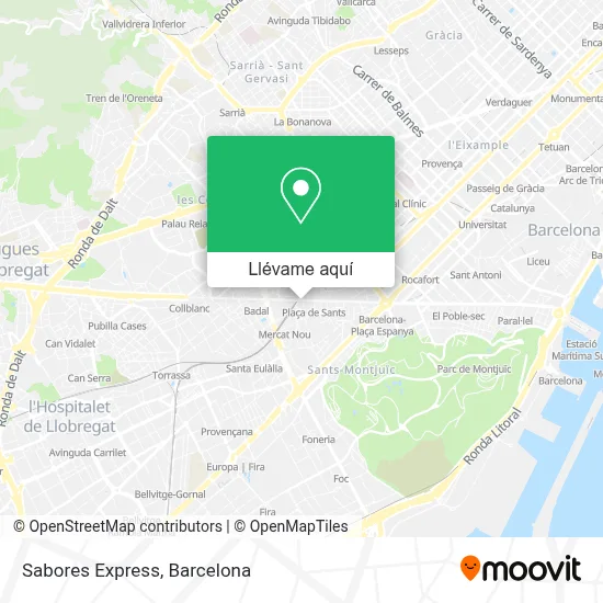 Mapa Sabores Express