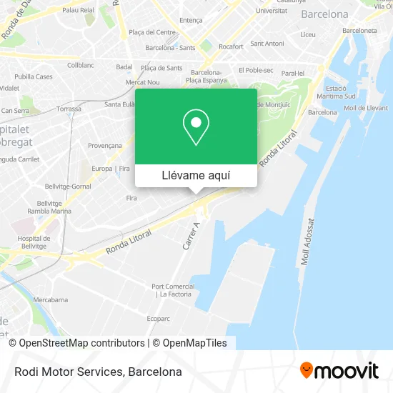 Mapa Rodi Motor Services