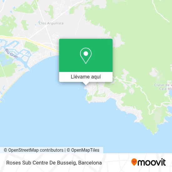 Mapa Roses Sub Centre De Busseig