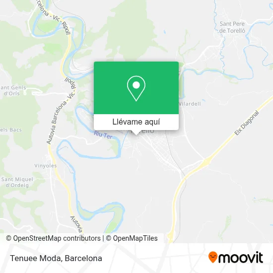 Mapa Tenuee Moda