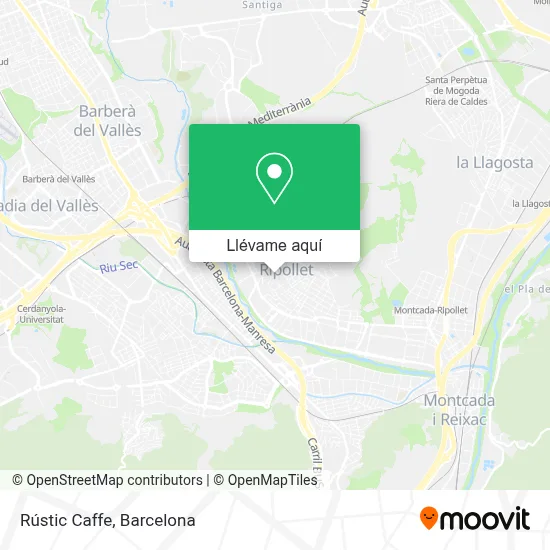 Mapa Rústic Caffe