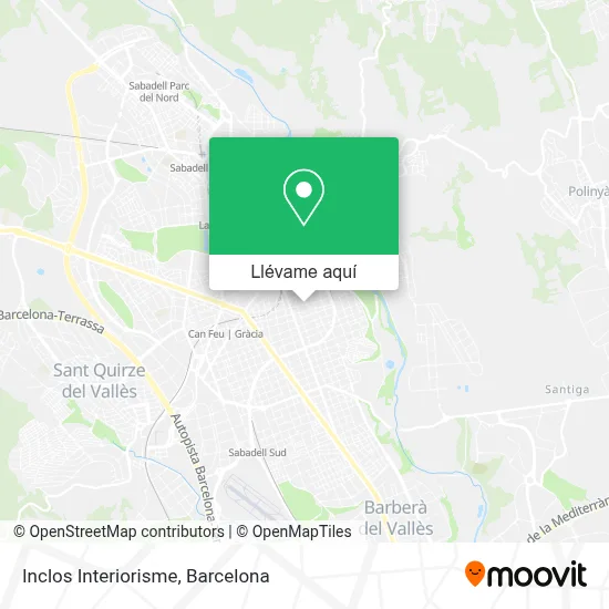 Mapa Inclos Interiorisme