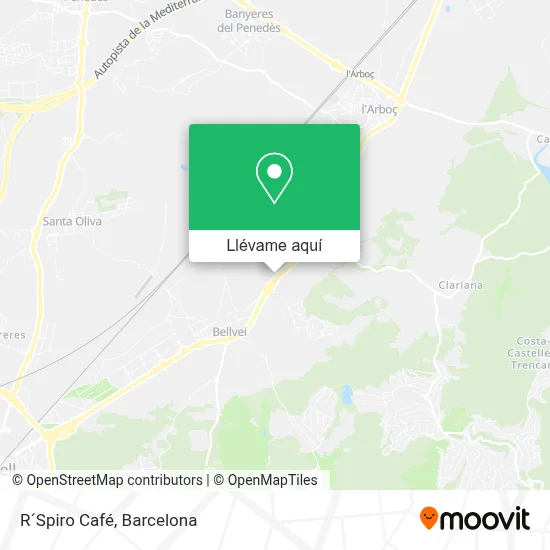 Mapa R´Spiro Café
