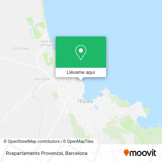 Mapa Rvapartaments Provenzal