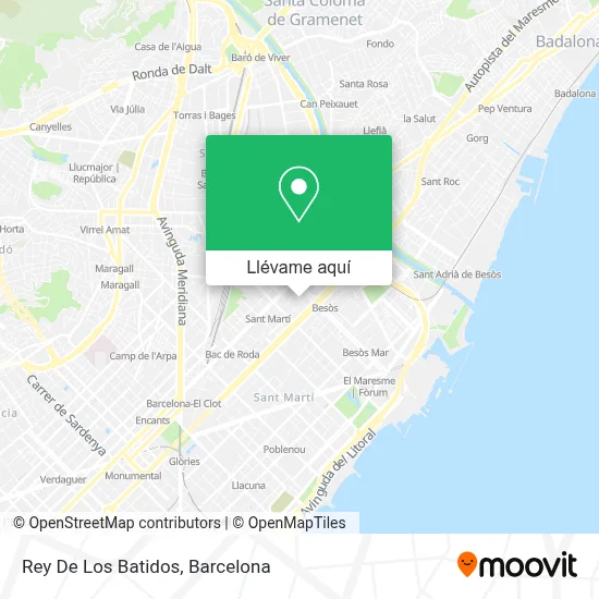 Mapa Rey De Los Batidos