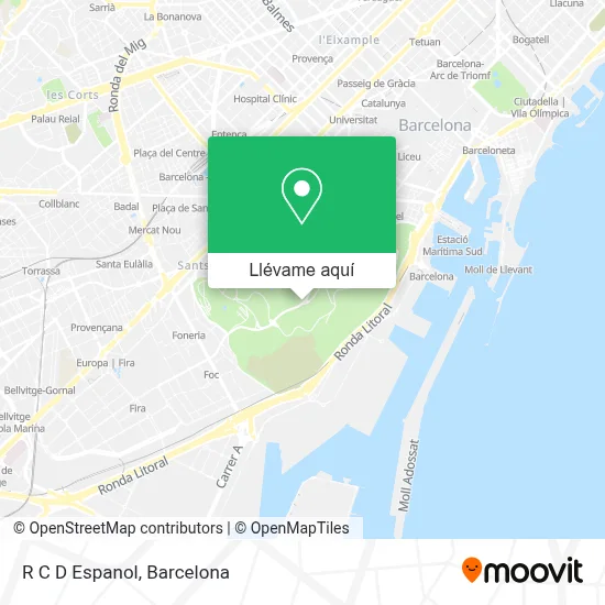 Mapa R C D Espanol