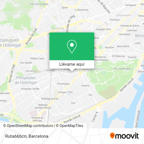 Mapa Ruta66bcn