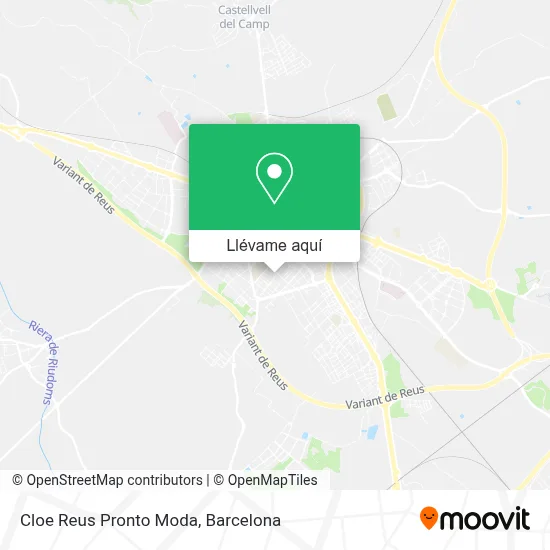 Mapa Cloe Reus Pronto Moda