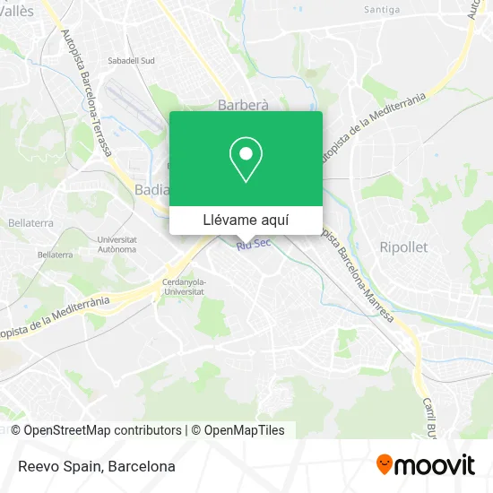 Mapa Reevo Spain