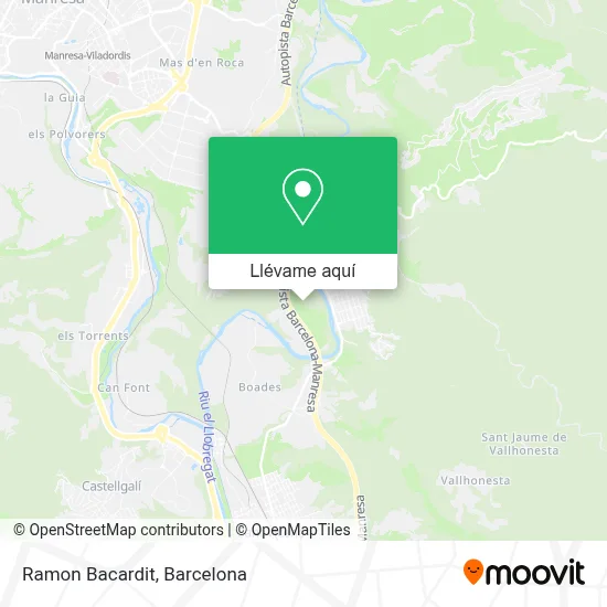 Mapa Ramon Bacardit
