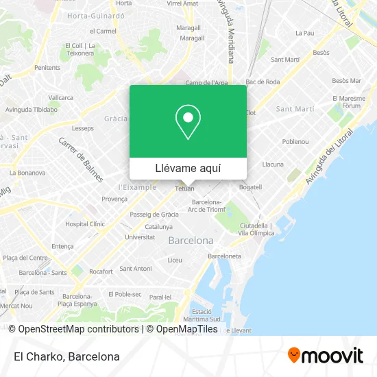 Mapa El Charko