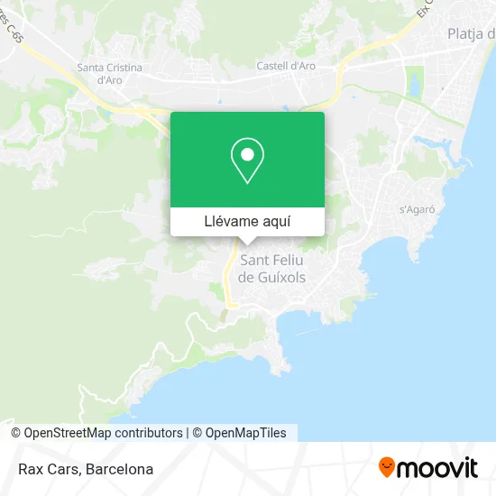 Mapa Rax Cars