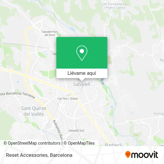 Mapa Reset Accessories