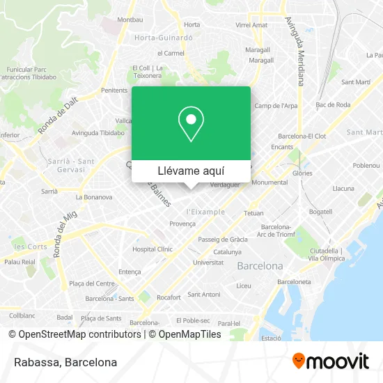 Mapa Rabassa