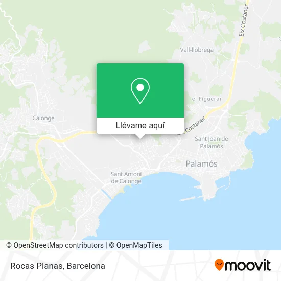 Mapa Rocas Planas
