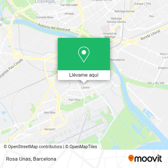Mapa Rosa Unas
