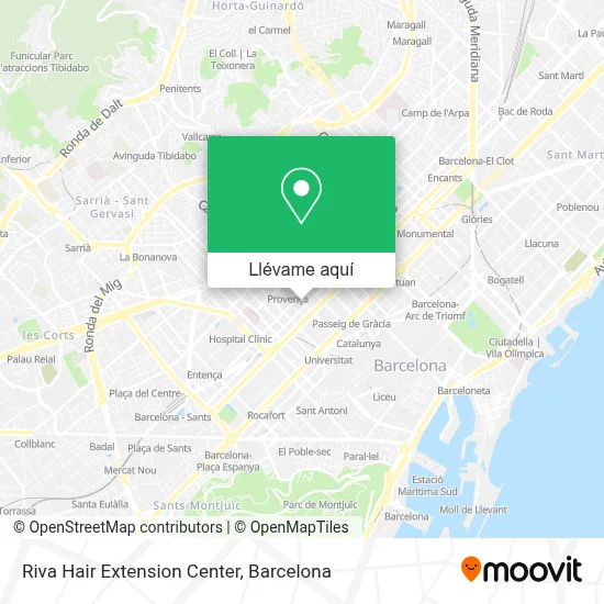 Mapa Riva Hair Extension Center